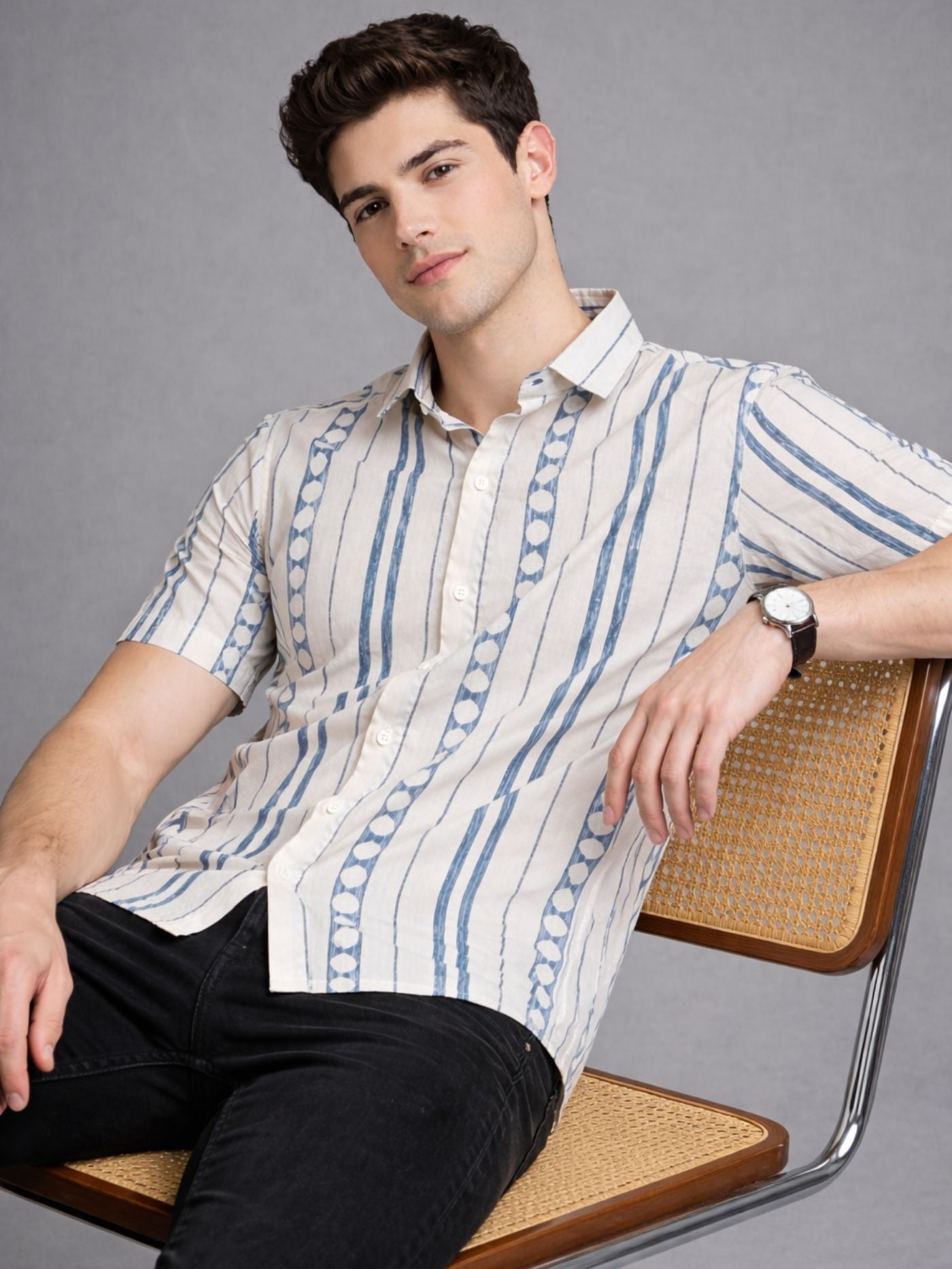 Lightweight polyester performance shirt for summer