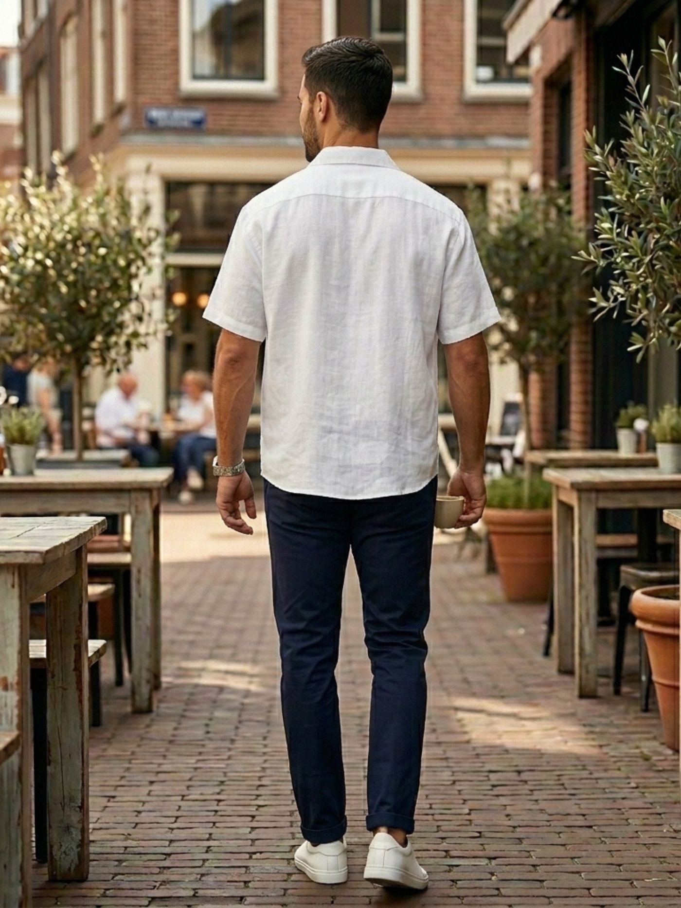 White Meadow Embroidered Shirt